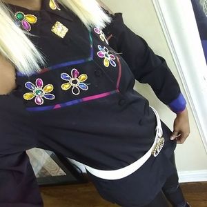 Vintage cowgirl top size medium custom made